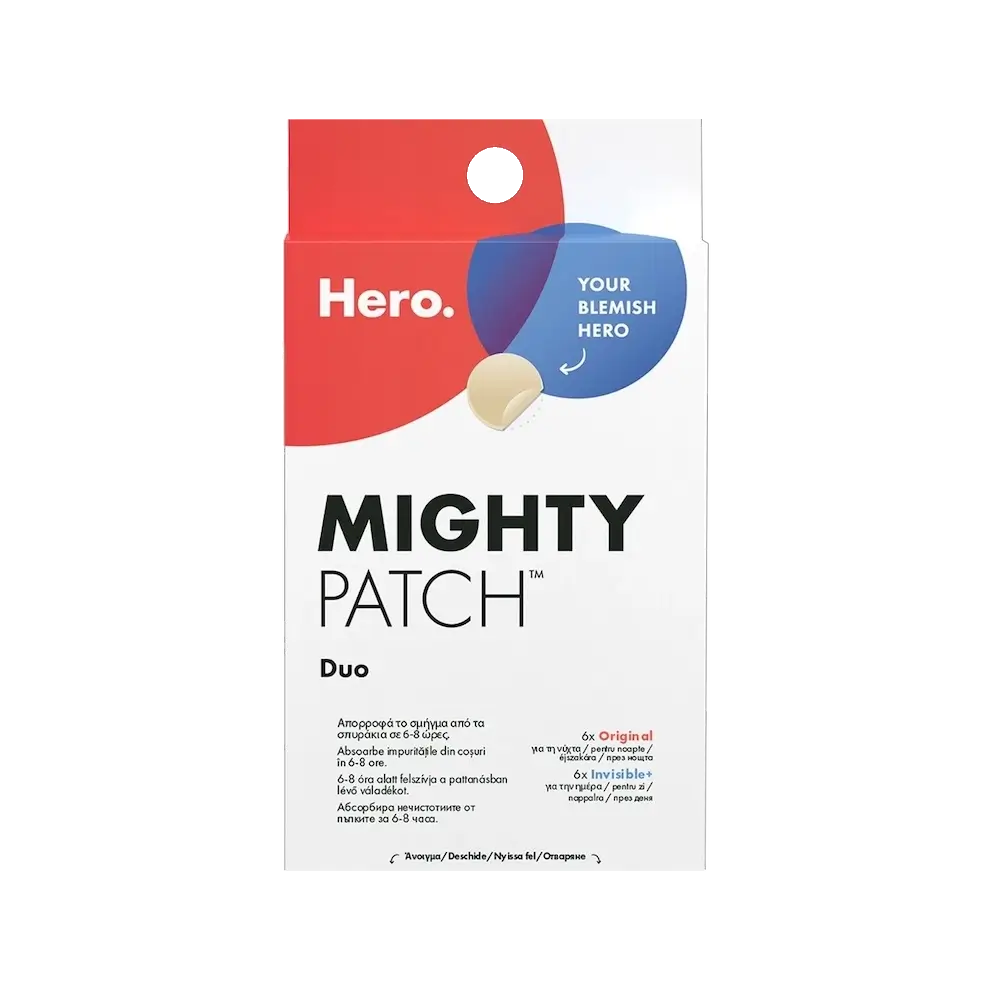 HERO Mighty Patch Duo Επιθέματα Για Σπυράκια - 12 τεμάχια