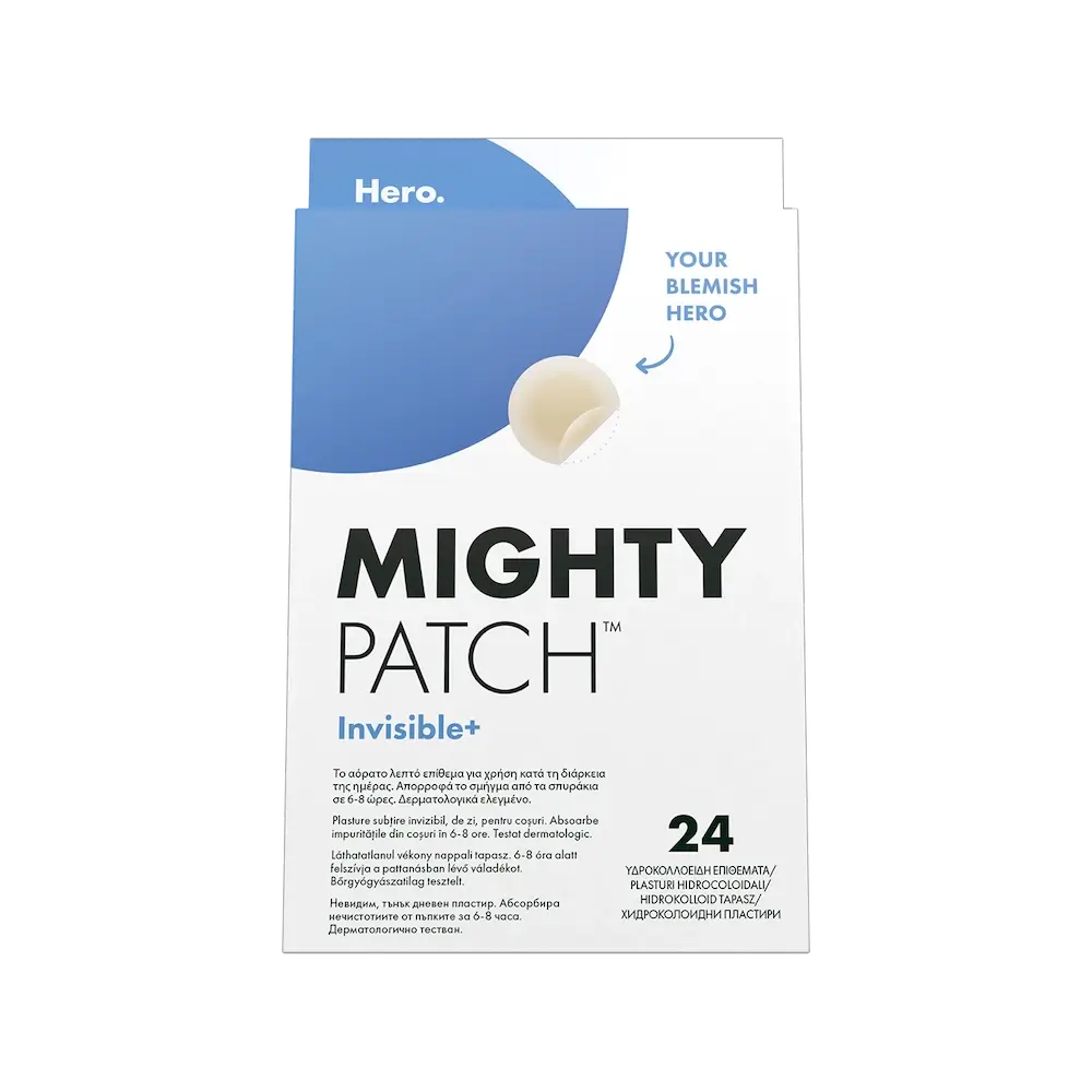 HERO Mighty Patch Invisible+ Επιθέματα Για Σπυράκια - 24 τεμάχια