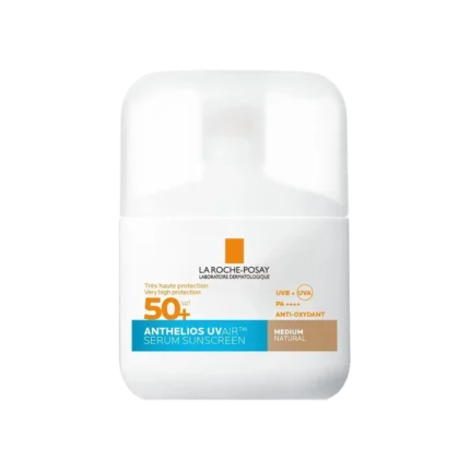 LA ROCHE POSAY Anthelios UV Air Serum Sunscreen SPF50+ με Χρώμα Medium Natural Αντηλιακό Προσώπου - 50ml