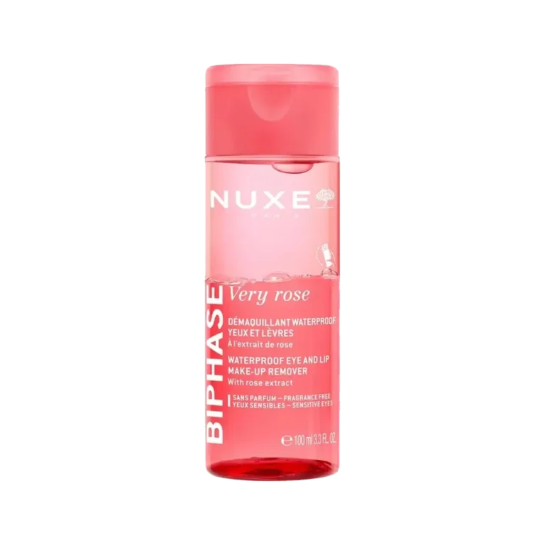 NUXE Very Rose Make-Up Remover Eyes & Lips Διφασικό Ντεμακιγιάζ Για Μάτια & Χείλη - 100ml