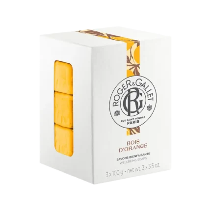 ROGER & GALLET Αρωματικό Σαπούνι Set BOIS D'ORANGE Perfumed Soap (3x100gr)