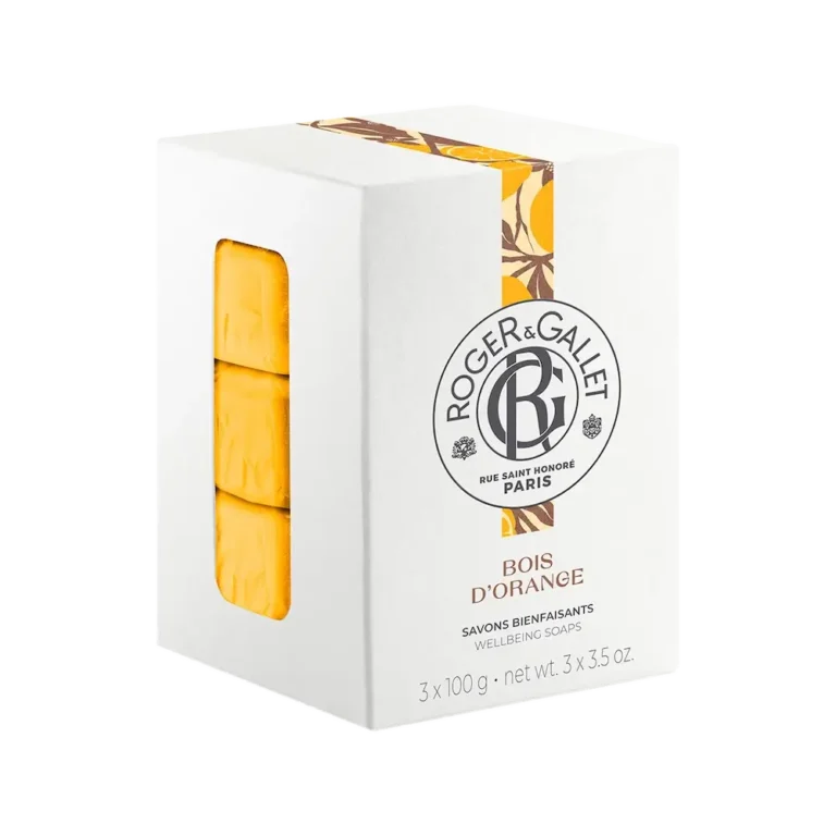 ROGER & GALLET Αρωματικό Σαπούνι Set BOIS D'ORANGE Perfumed Soap (3x100gr)
