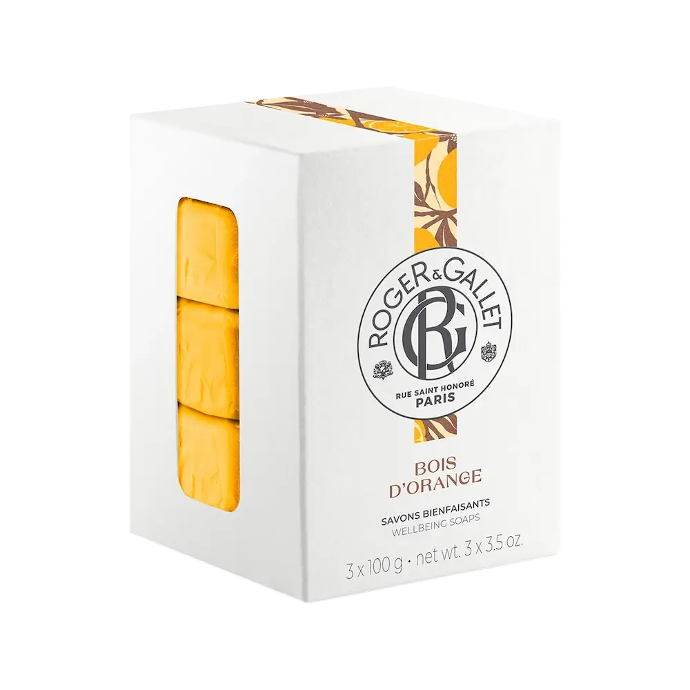 ROGER & GALLET Αρωματικό Σαπούνι Set BOIS D'ORANGE Perfumed Soap (3x100gr)