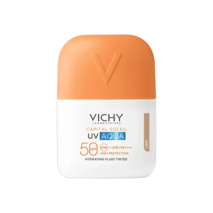 VICHY Capital Soleil UV AQUA SPF 50 με Χρώμα Hydrating Invisible Fluid Tinted - 50ml