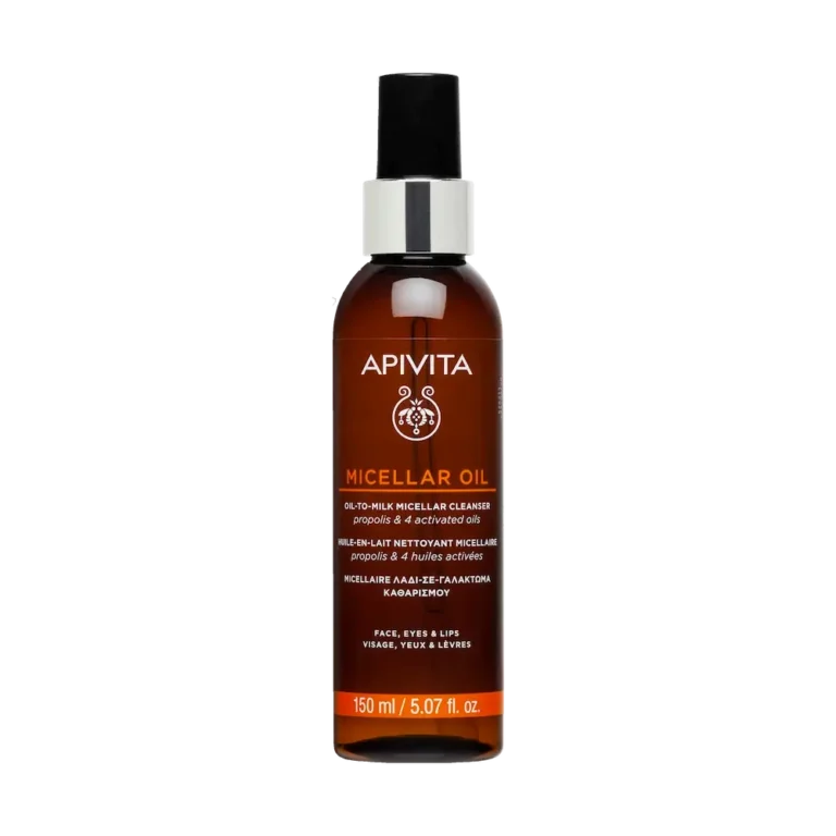 APIVITA Micellar Oil Λάδι-Σε Γαλάκτωμα Καθαρισμού για Πρόσωπο, Μάτια & Χείλη - 150ml