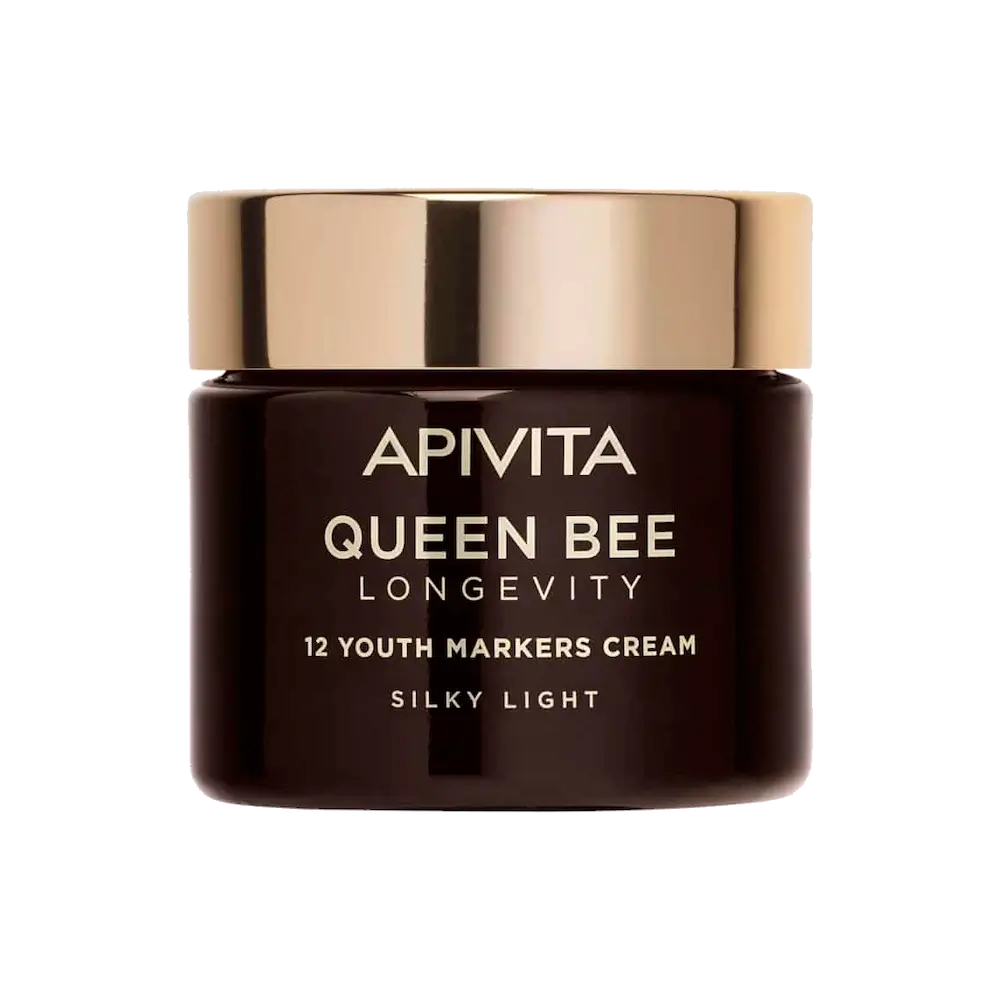 APIVITA Queen Bee Longevity Light Βελούδινη Κρέμα Αντιγήρανσης Ελαφριάς υφής - 50ml