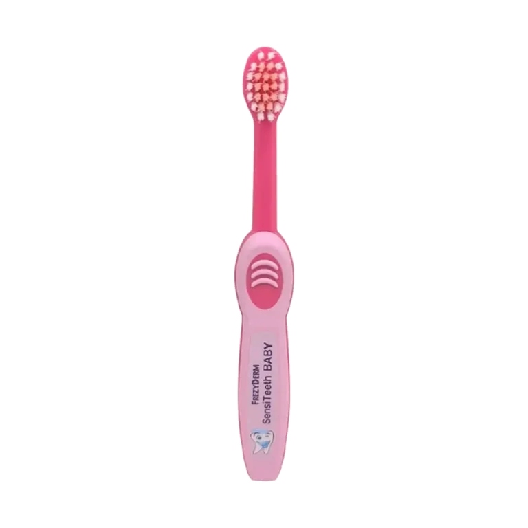 FREZYDERM SensiTeeth Baby Toothbrush Soft Pink Παιδική Οδοντόβουρτσα 6-36 μηνών - 1 τεμάχιο