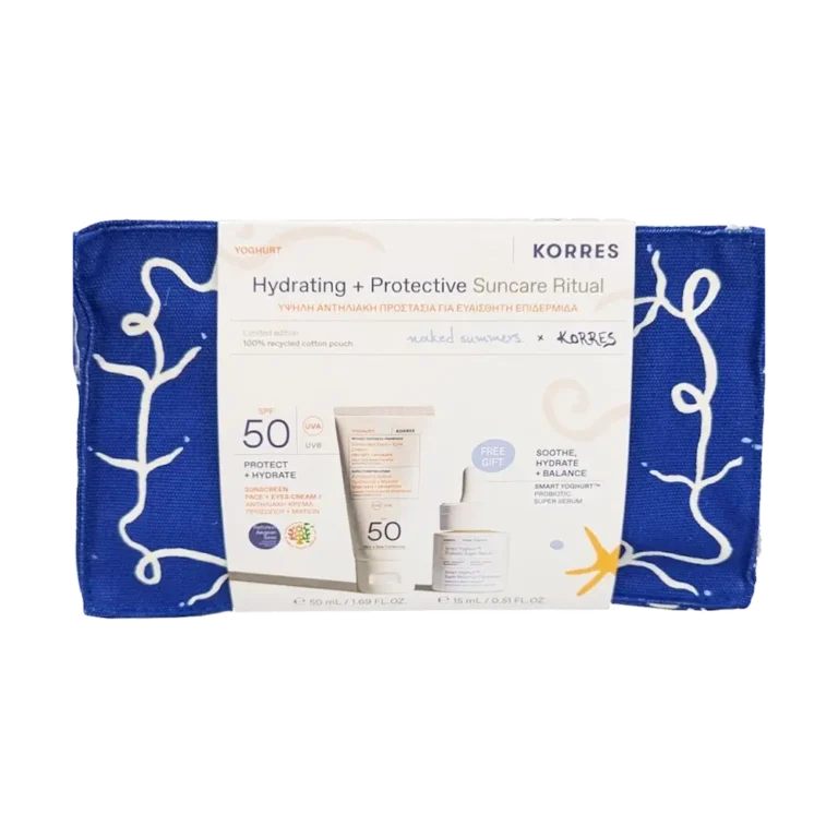 KORRES Yoghurt Sunscreen Face-Eye Cream SPF50 με Γιαούρτι (50ml) + Smart Probiotic Super Serum (15ml) ΣΕ ΝΕΣΕΣΕΡ