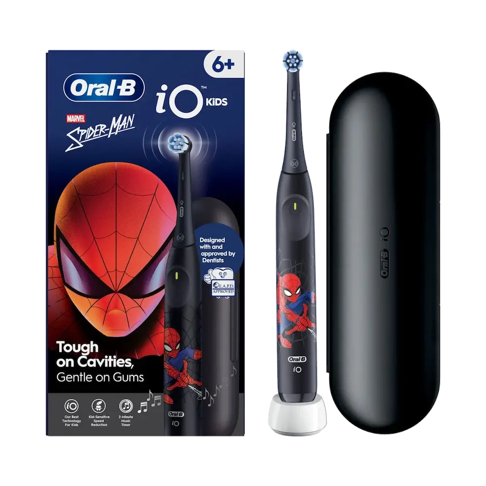 ORAL-B iO Kids Spiderman Ηλεκτρική Οδοντόβουρτσα 6+ με Θήκη - 1 τεμάχιο