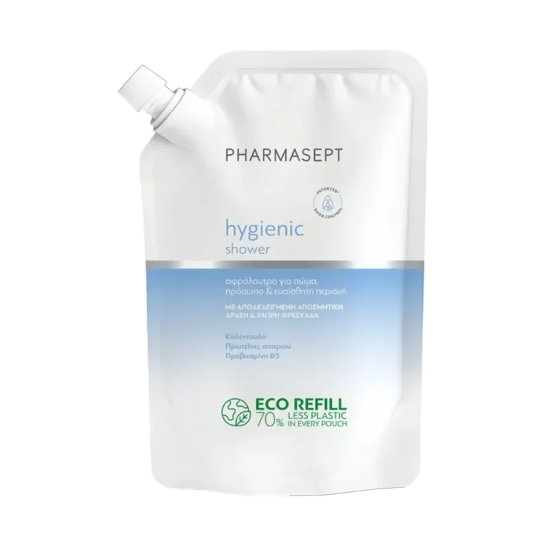 PHARMASEPT Hygienic Shower REFILL Ανταλλακτικό Αφρόλουτρο για Σώμα - Πρόσωπο - Ευαίσθητη Περιοχή - 900ml