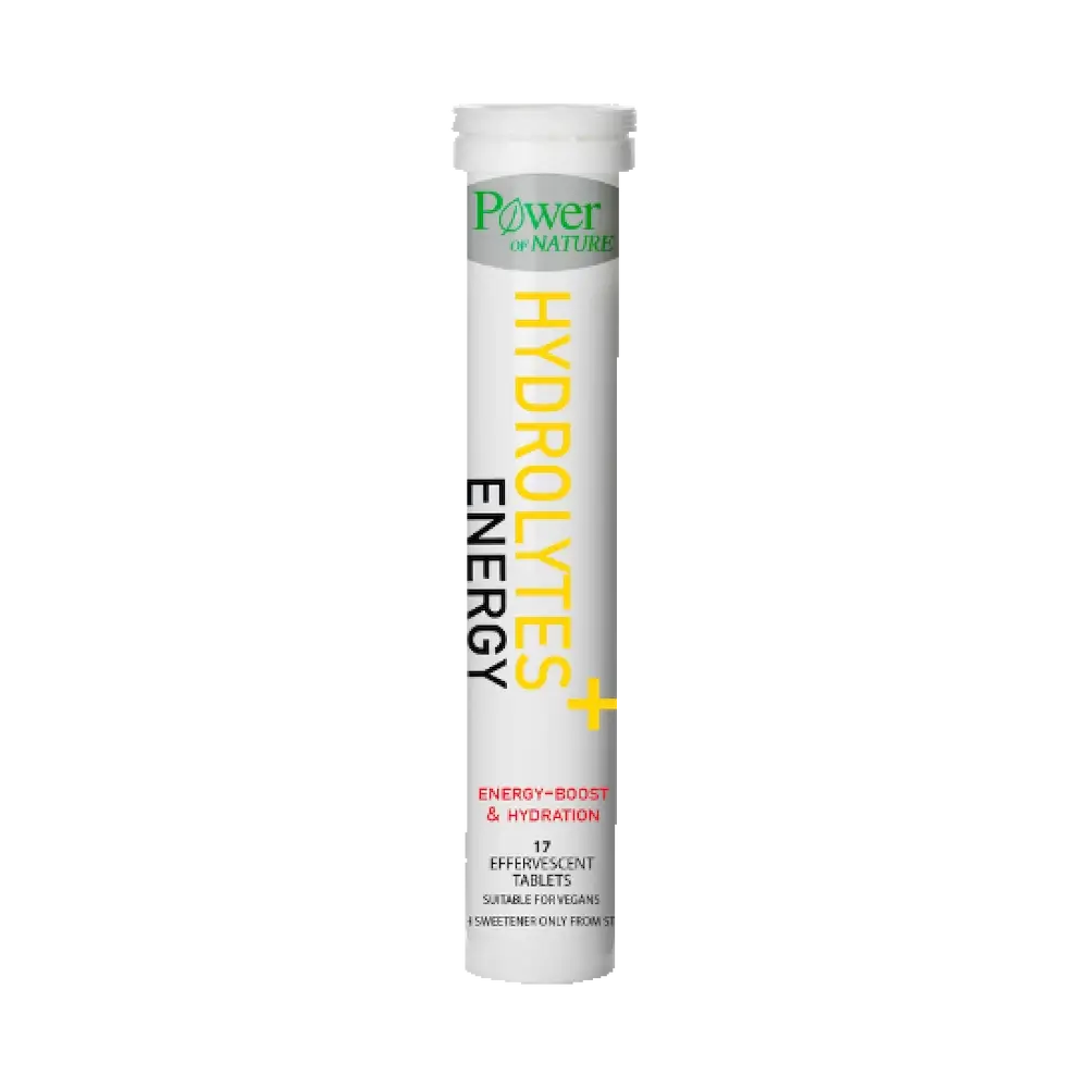 POWER OF NATURE Hydrolytes Energy - 17 αναβράζοντα δισκία