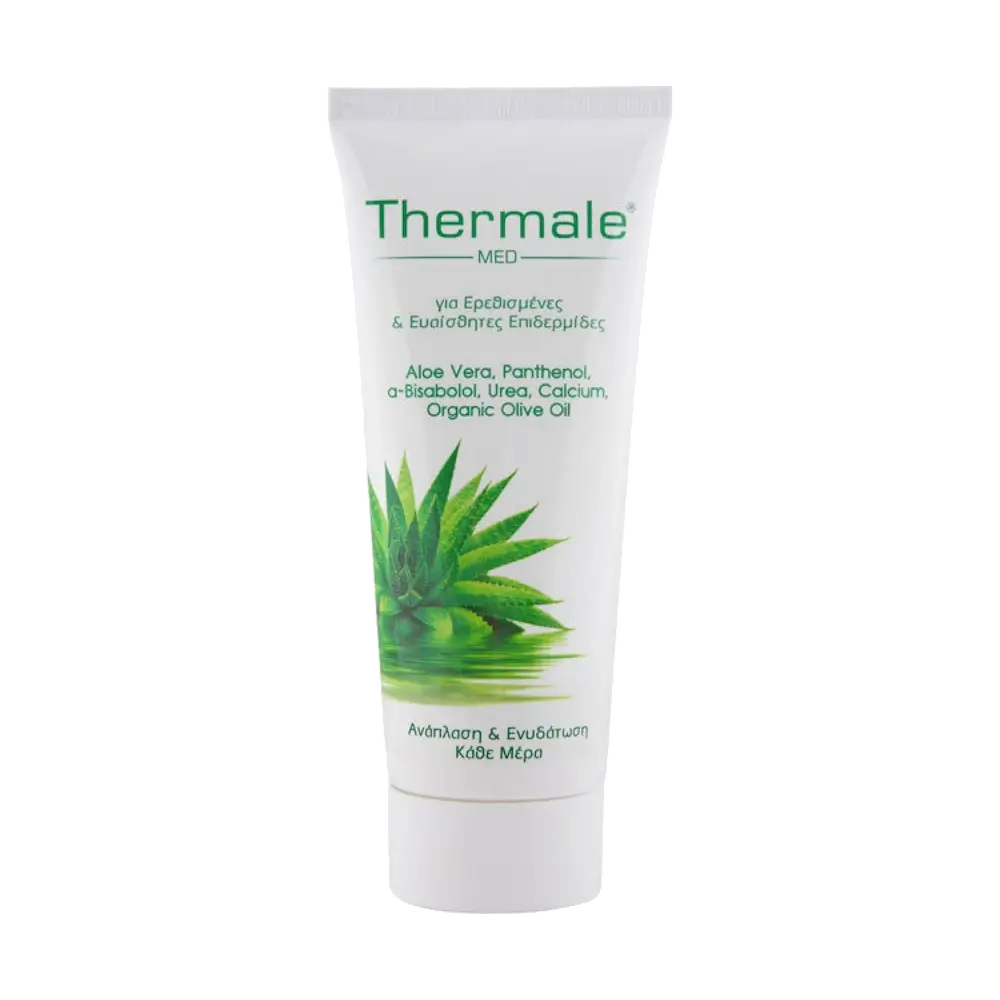 THERMALE-ALOE-VERA-PANTHENOL-CREAM-200ML THERMALE MED ALOE VERA ΑΝΑΠΛΑΣΤΙΚΉ & ΕΝΥΔΑΤΙΚΉ ΚΡΈΜΑ ΓΙΑ ΕΡΕΘΙΣΜΈΝΕΣ & ΕΥΑΊΣΘΗΤΕΣ ΕΠΙΔΕΡΜΊΔΕΣ - 200ML