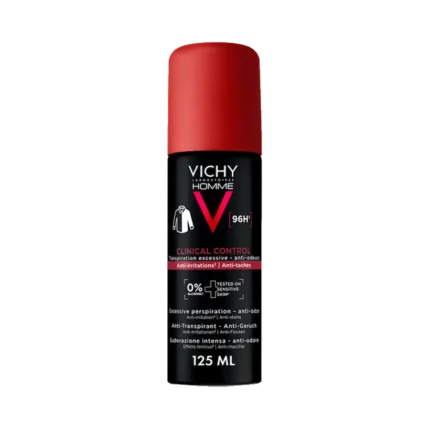 VICHY Homme Clinical Control Deodorant Spray 96H Αποσμητικό Σπρέι για Άνδρες - 125ml