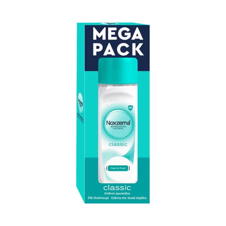 NOXZEMA Αποσμητικό Deodorant Roll-On Classic MEGA PACK 1+1 ΔΩΡΟ (2x50ml)